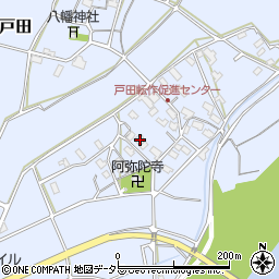 岐阜県関市戸田256周辺の地図