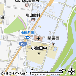 関市役所生涯学習施設　西部ふれあいセンター周辺の地図