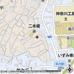 神奈川県横浜市神奈川区二本榎8-18周辺の地図