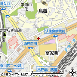 神奈川県　個人タクシー協会周辺の地図