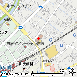 姉崎郵便局　貯金・保険周辺の地図
