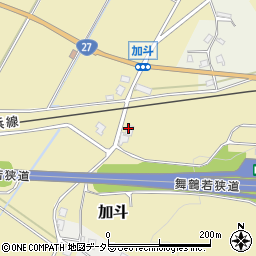 小浜市　加斗公民館周辺の地図