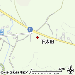 千葉県茂原市下太田398周辺の地図