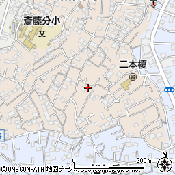 神奈川県横浜市神奈川区二本榎18-9-3周辺の地図