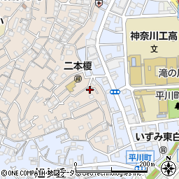 神奈川県横浜市神奈川区二本榎8-20周辺の地図