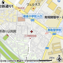 鳥取県鳥取市国府町新通り周辺の地図