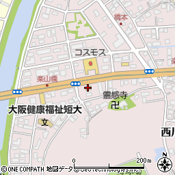 モスバーガー松江西川津店周辺の地図