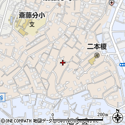 神奈川県横浜市神奈川区二本榎18-9-2周辺の地図