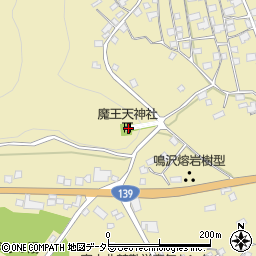 山梨県南都留郡鳴沢村7585周辺の地図