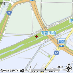 有富川橋周辺の地図