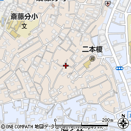 神奈川県横浜市神奈川区二本榎20-2周辺の地図