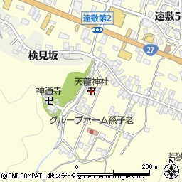 天龍神社周辺の地図