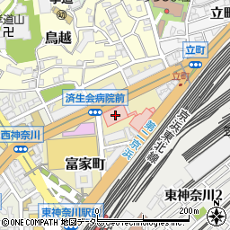 済生会神奈川県病院（済生会支部神奈川県済生会）周辺の地図