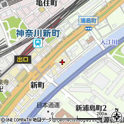 神奈川県横浜市神奈川区新町299周辺の地図