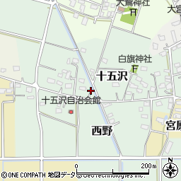 千葉県市原市十五沢240-1周辺の地図