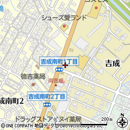 株式会社エスマート　吉成店周辺の地図