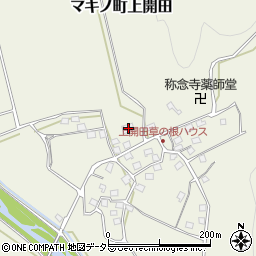 滋賀県高島市マキノ町上開田96周辺の地図
