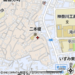 神奈川県横浜市神奈川区二本榎8-9周辺の地図
