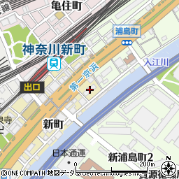 東神奈川グリーンマンション周辺の地図