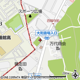 西鶴寺周辺の地図