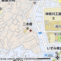 神奈川県横浜市神奈川区二本榎8-8周辺の地図