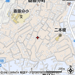 神奈川県横浜市神奈川区二本榎18-9-1周辺の地図