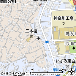 神奈川県横浜市神奈川区二本榎8-5周辺の地図
