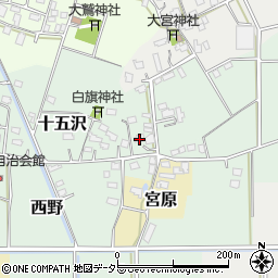 千葉県市原市十五沢177周辺の地図