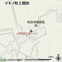 滋賀県高島市マキノ町上開田10周辺の地図