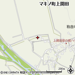 滋賀県高島市マキノ町上開田268周辺の地図