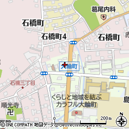 島根県松江市大輪町393-6周辺の地図