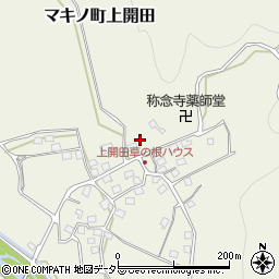 滋賀県高島市マキノ町上開田100周辺の地図