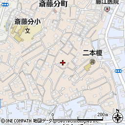 神奈川県横浜市神奈川区二本榎18-11周辺の地図
