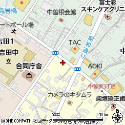 ファミリーマート富士吉田赤富士通り店周辺の地図