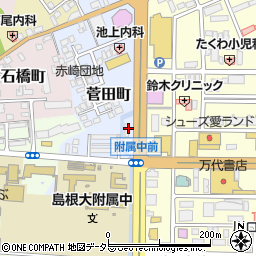 シルキーまつもと治療室周辺の地図