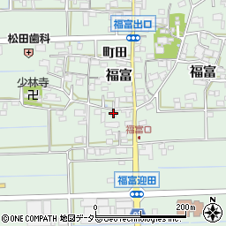 岐阜県岐阜市福富町田33周辺の地図