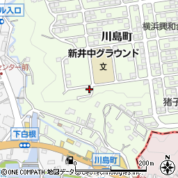 神奈川県横浜市旭区川島町2914-8周辺の地図