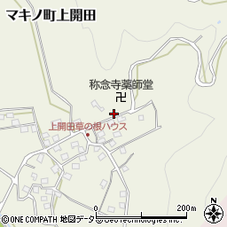 滋賀県高島市マキノ町上開田9周辺の地図