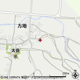 鳥取県東伯郡湯梨浜町方地439-1周辺の地図