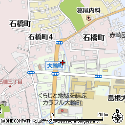 島根県松江市大輪町393-32周辺の地図