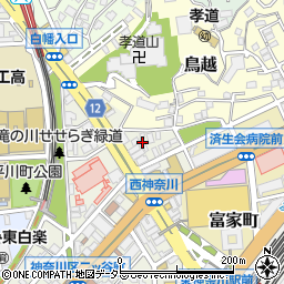 ＴＯＰ横浜東白楽周辺の地図