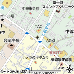 ガスト富士吉田店周辺の地図