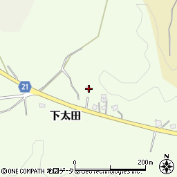 千葉県茂原市下太田387-2周辺の地図