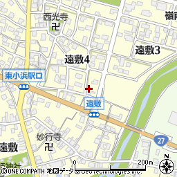 福井県小浜市遠敷4丁目705周辺の地図