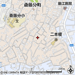 神奈川県横浜市神奈川区二本榎18-15周辺の地図
