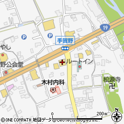 ＡＯＫＩ中津川店周辺の地図