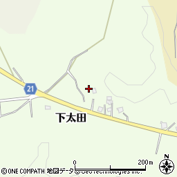千葉県茂原市下太田387周辺の地図