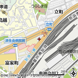 横浜市民共済生活協同組合　東神奈川普及サービスセンター周辺の地図