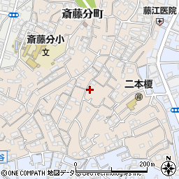 神奈川県横浜市神奈川区二本榎18-16周辺の地図