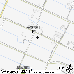 千葉県大網白里市四天木周辺の地図